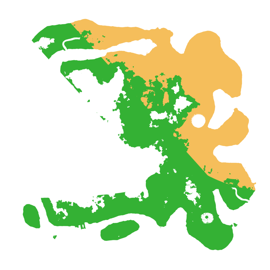 Biome Rust Map: Procedural Map, Size: 3500, Seed: 71790874