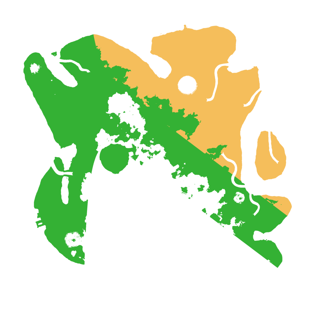 Biome Rust Map: Procedural Map, Size: 3000, Seed: 927855130