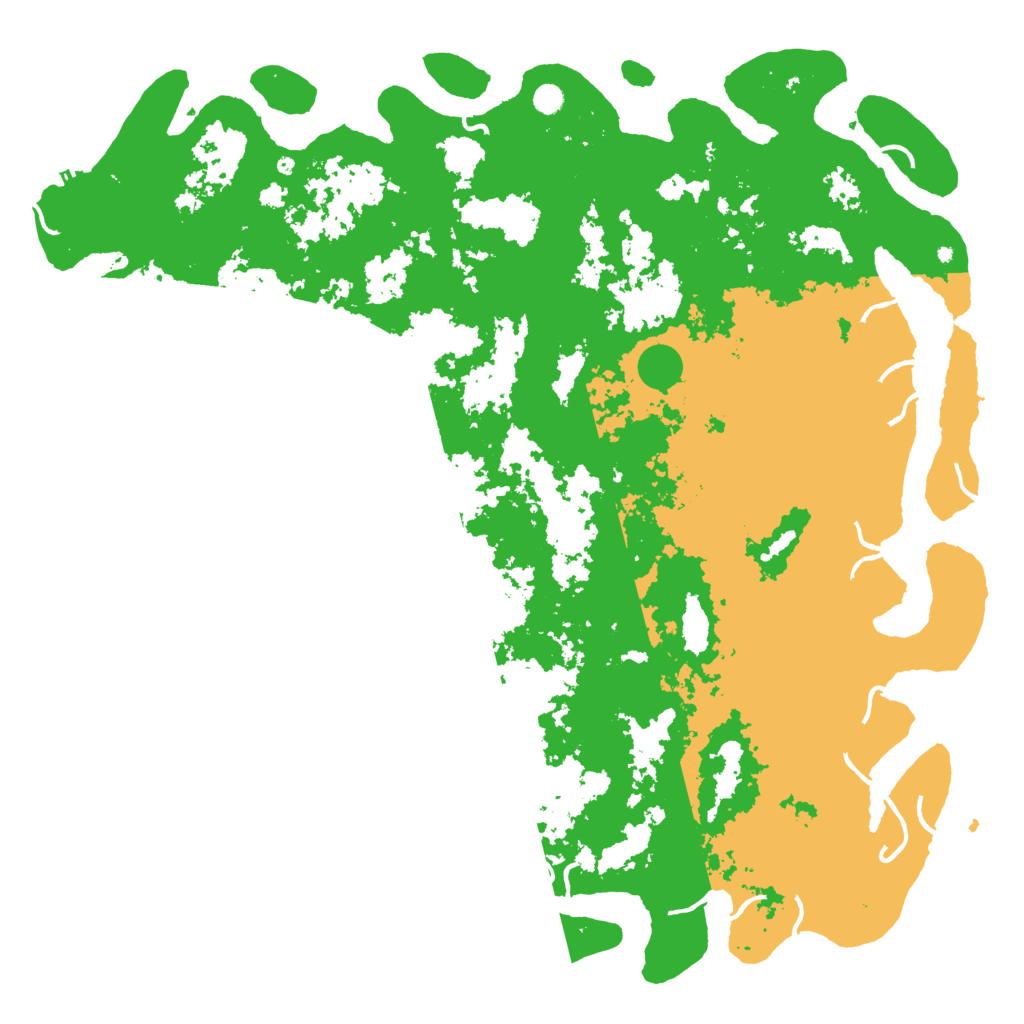 Biome Rust Map: Procedural Map, Size: 6000, Seed: 7522654