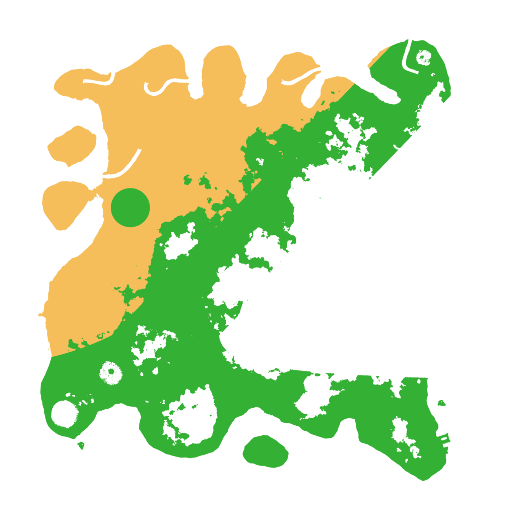 Biome Rust Map: Procedural Map, Size: 3500, Seed: 587453426