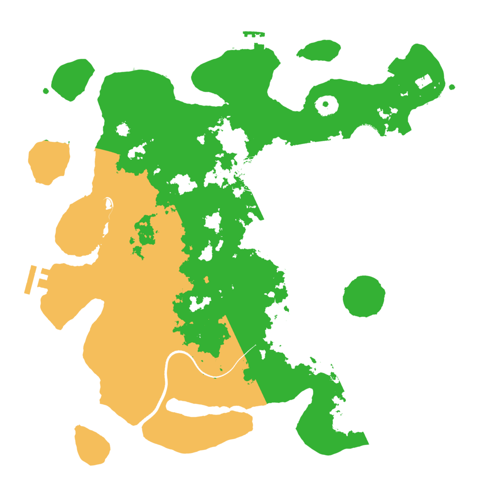 Biome Rust Map: Procedural Map, Size: 3500, Seed: 72379112