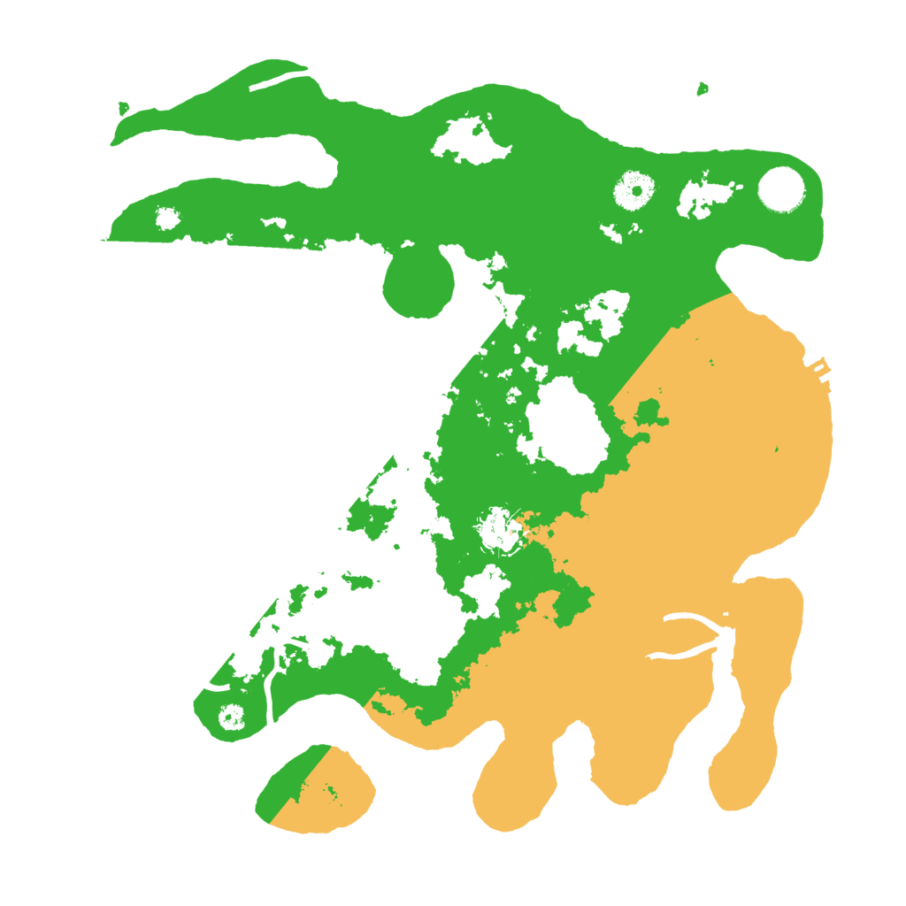Biome Rust Map: Procedural Map, Size: 3500, Seed: 38875296