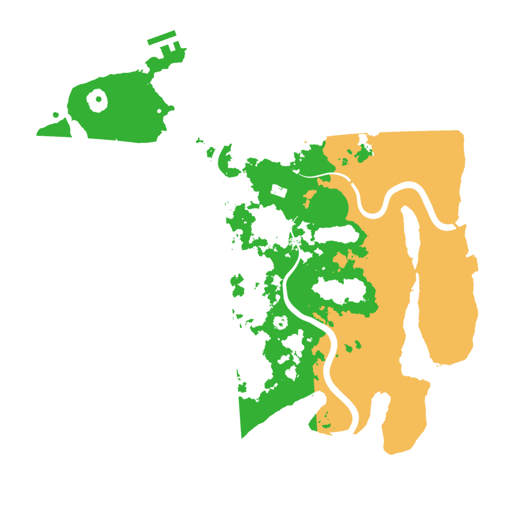 Biome Rust Map: Procedural Map, Size: 3500, Seed: 29097313