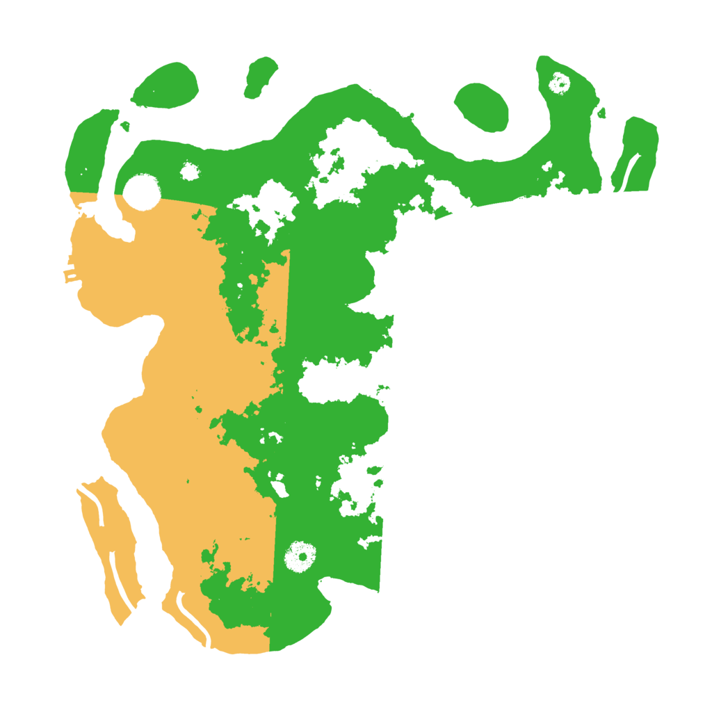 Biome Rust Map: Procedural Map, Size: 3500, Seed: 89569647
