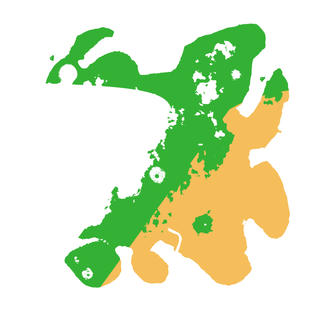 Biome Rust Map: Procedural Map, Size: 3000, Seed: 39648