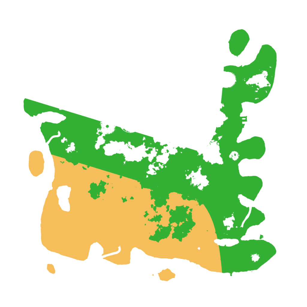 Biome Rust Map: Procedural Map, Size: 3500, Seed: 20610126