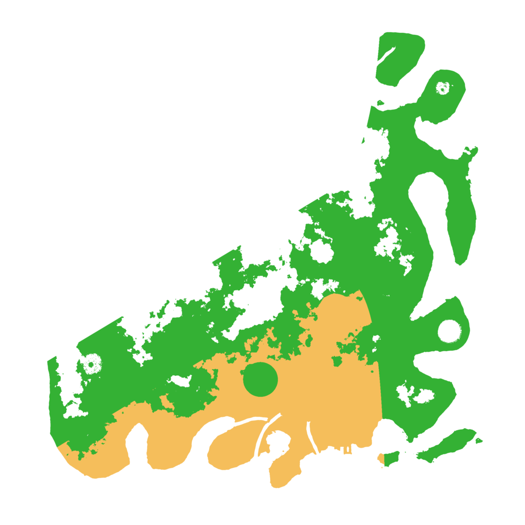 Biome Rust Map: Procedural Map, Size: 4000, Seed: 420420