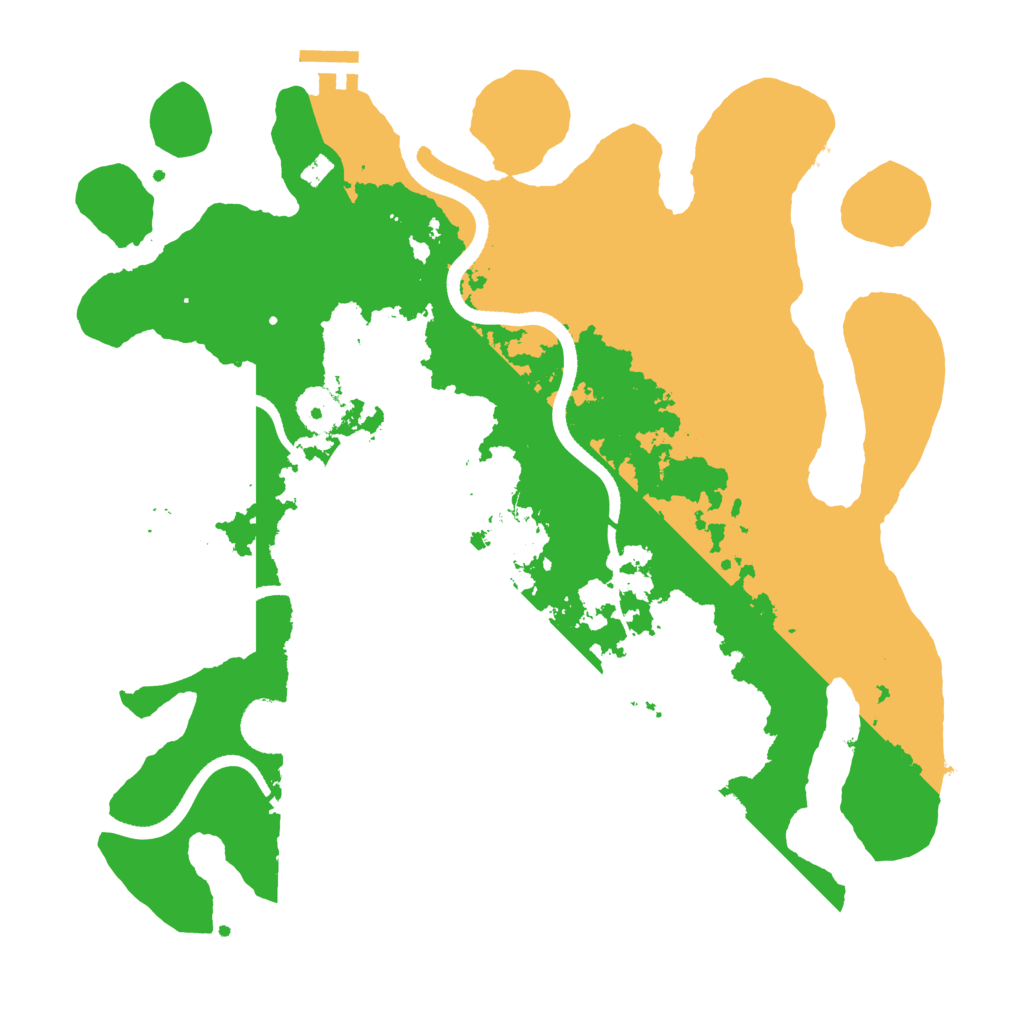 Biome Rust Map: Procedural Map, Size: 3500, Seed: 3380428