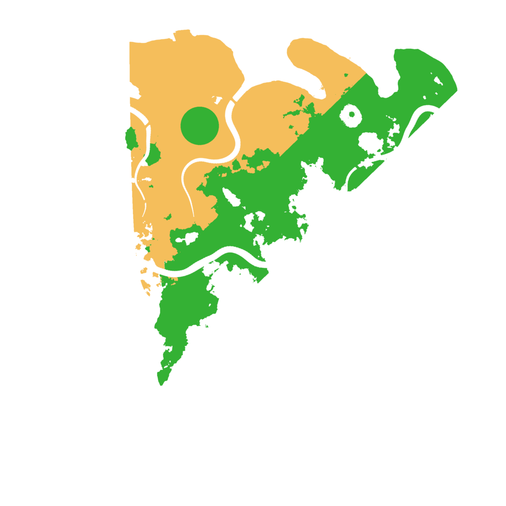 Biome Rust Map: Procedural Map, Size: 3500, Seed: 3503329