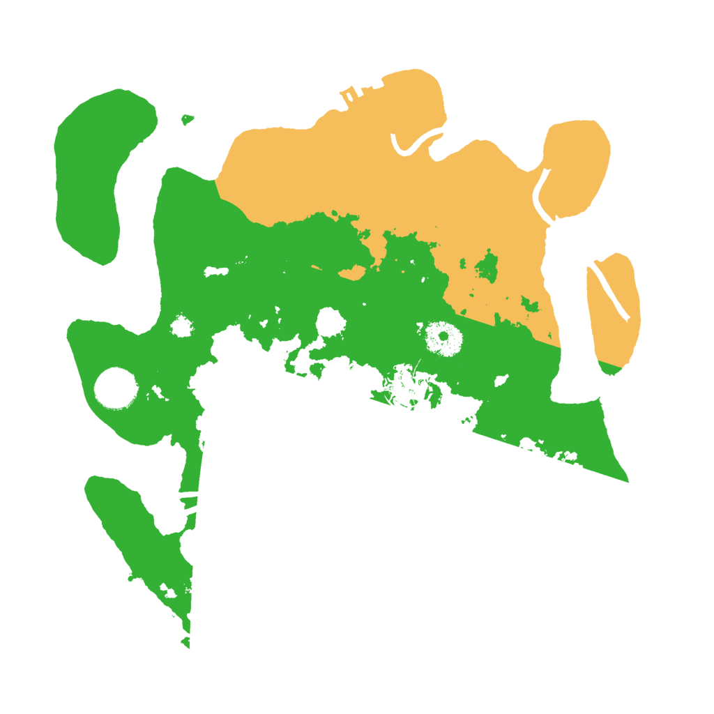 Biome Rust Map: Procedural Map, Size: 3000, Seed: 63282