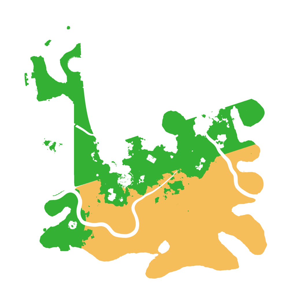 Biome Rust Map: Procedural Map, Size: 3500, Seed: 77938413