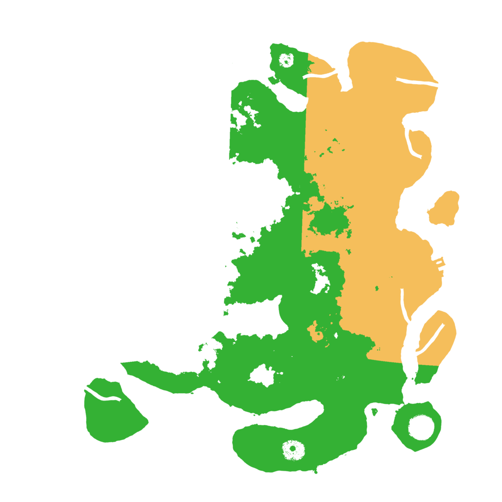 Biome Rust Map: Procedural Map, Size: 3500, Seed: 65491824