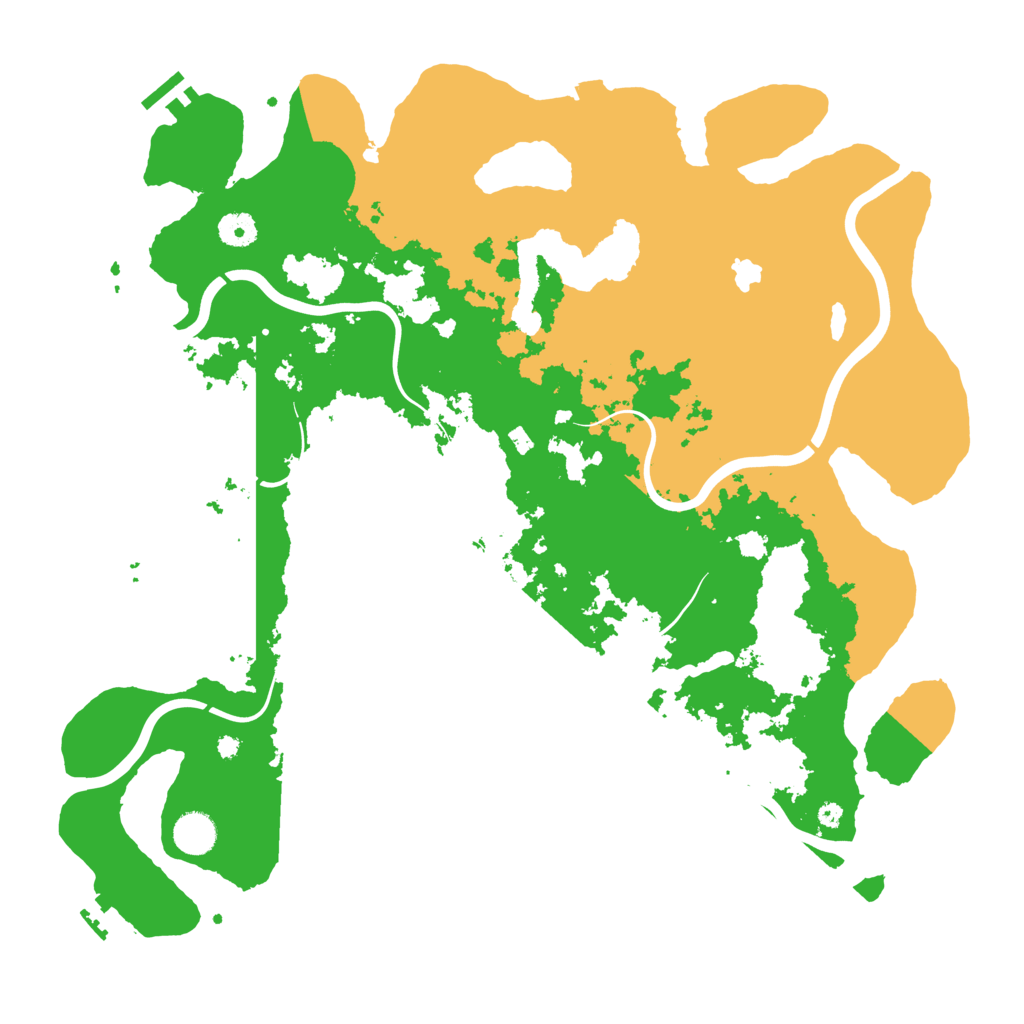 Biome Rust Map: Procedural Map, Size: 4200, Seed: 47256958