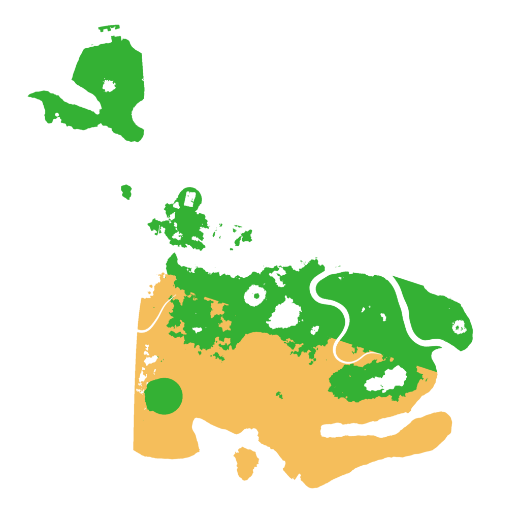 Biome Rust Map: Procedural Map, Size: 3750, Seed: 74027728