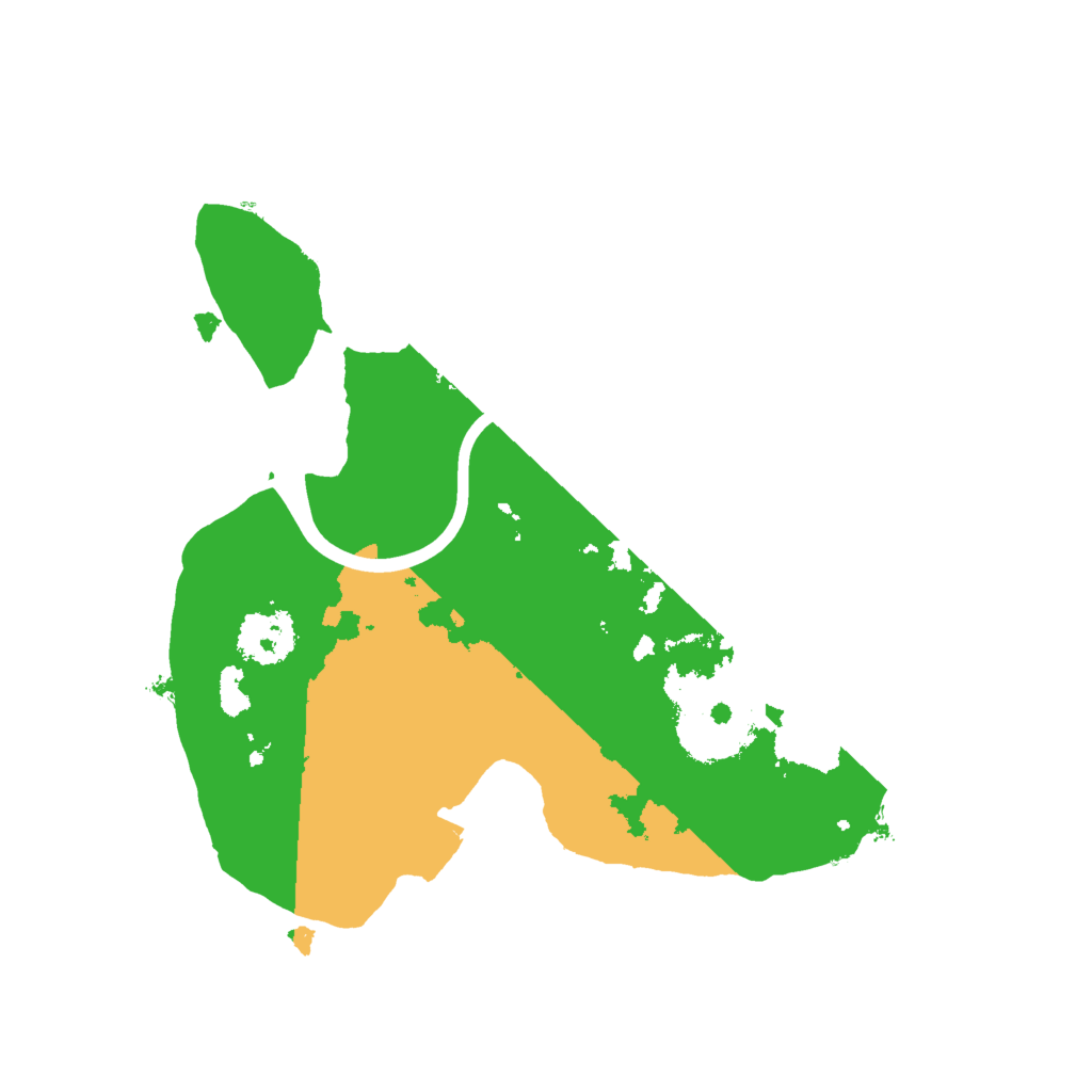 Biome Rust Map: Procedural Map, Size: 2000, Seed: 2309