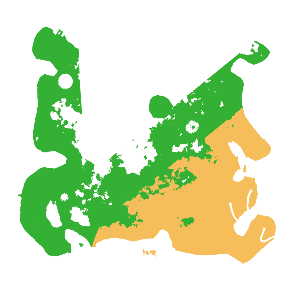 Biome Rust Map: Procedural Map, Size: 3500, Seed: 32074106
