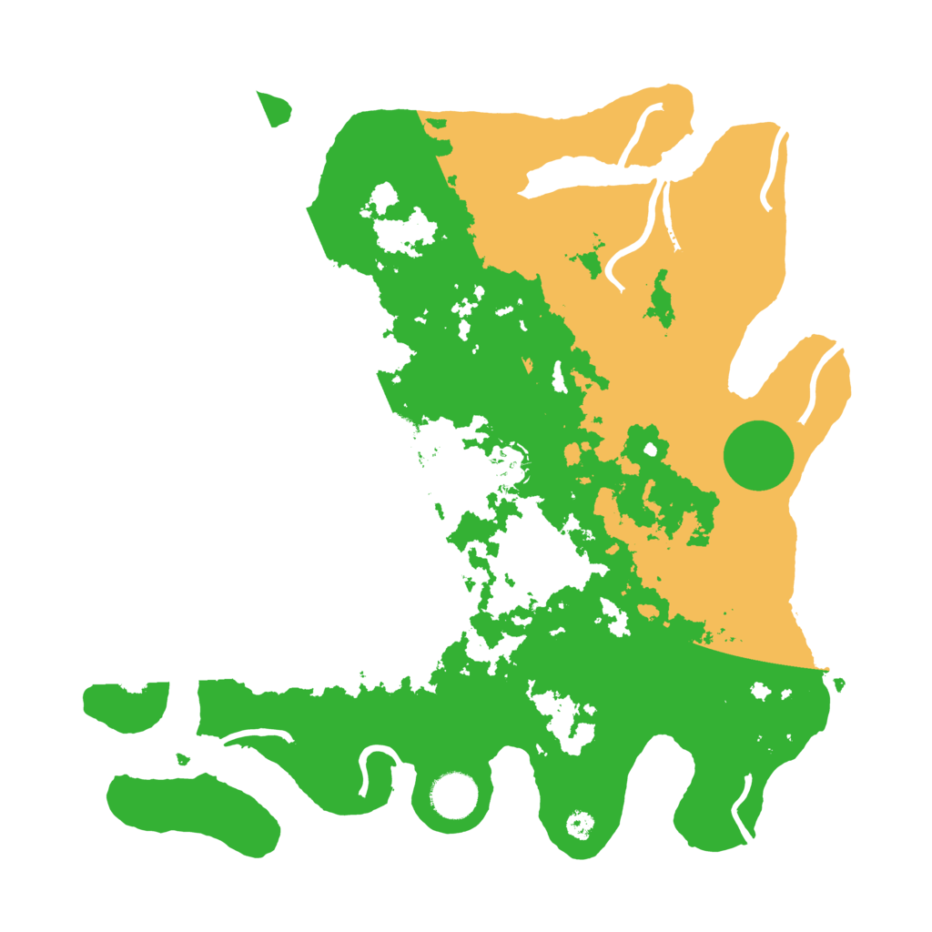 Biome Rust Map: Procedural Map, Size: 3500, Seed: 94515284
