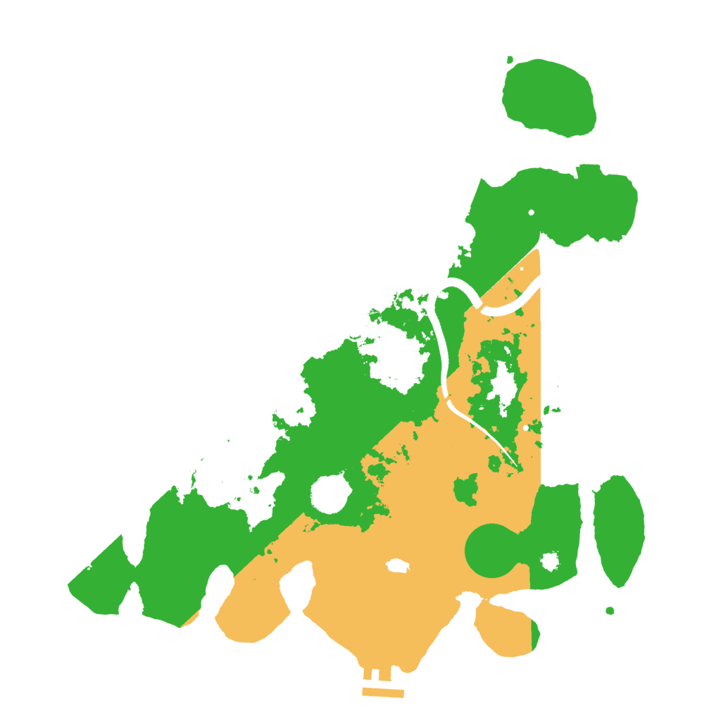 Biome Rust Map: Procedural Map, Size: 3500, Seed: 26259508