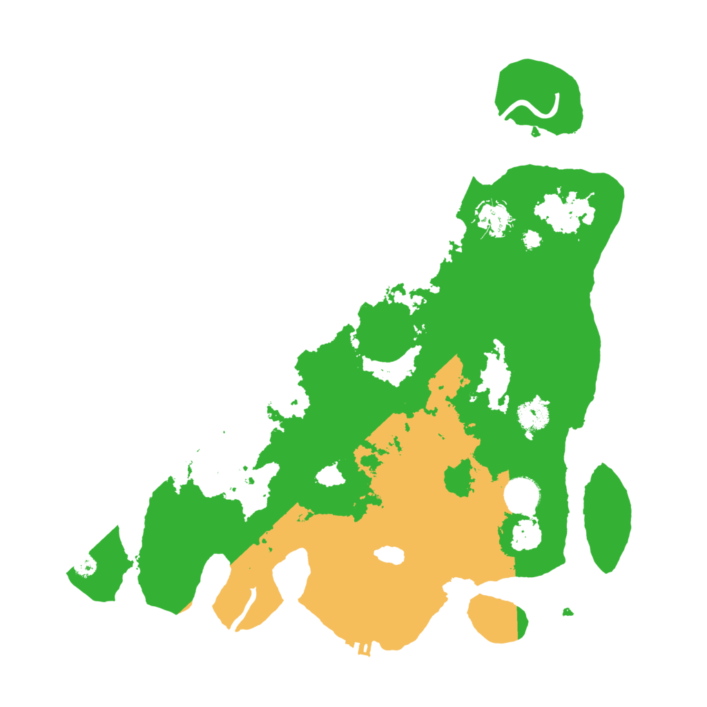 Biome Rust Map: Procedural Map, Size: 3500, Seed: 26259508