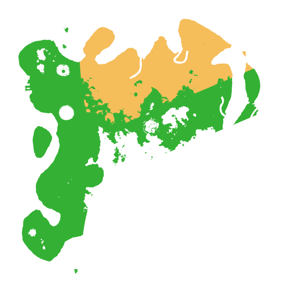Biome Rust Map: Procedural Map, Size: 3500, Seed: 58005315
