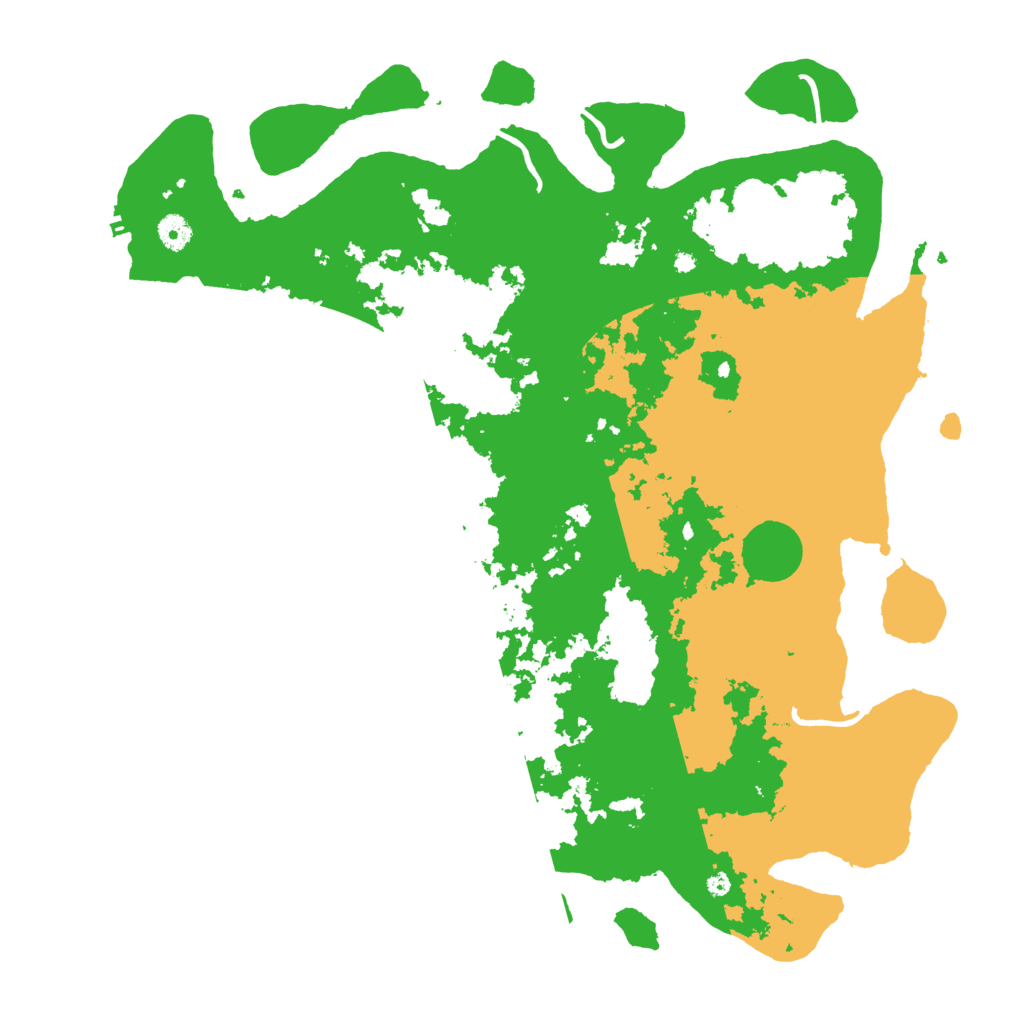 Biome Rust Map: Procedural Map, Size: 4500, Seed: 1666