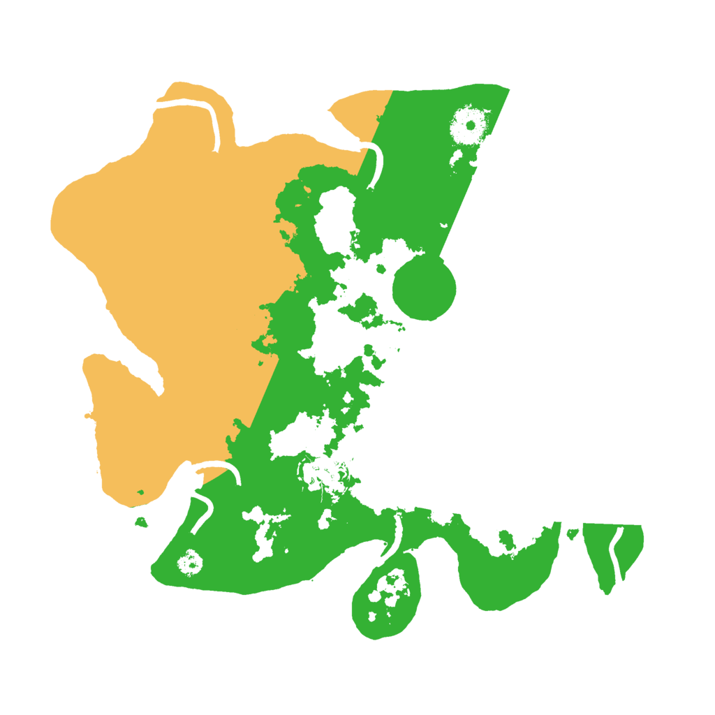 Biome Rust Map: Procedural Map, Size: 3000, Seed: 2525