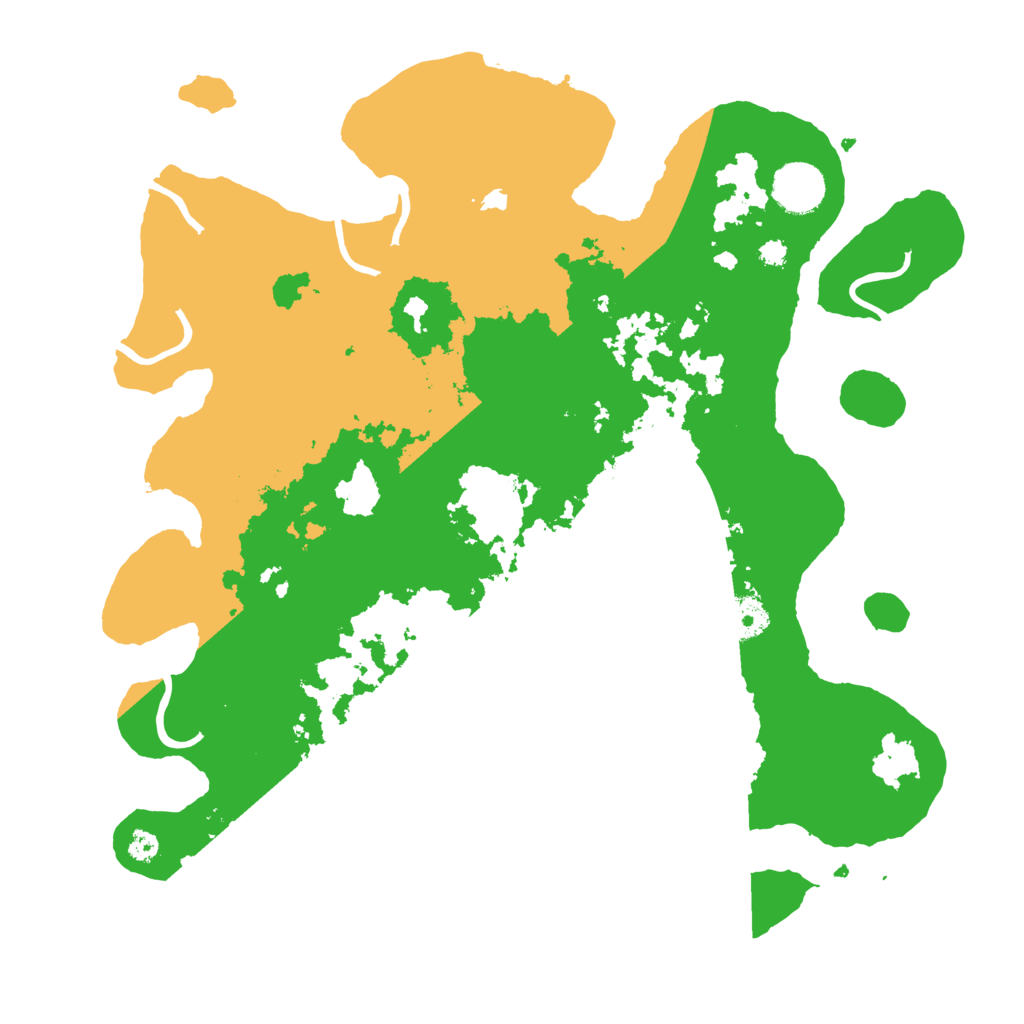 Biome Rust Map: Procedural Map, Size: 3500, Seed: 39176796