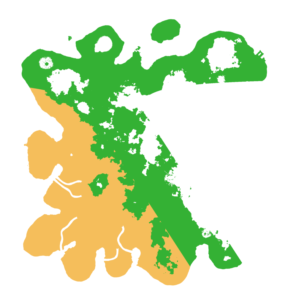 Biome Rust Map: Procedural Map, Size: 3500, Seed: 28724402