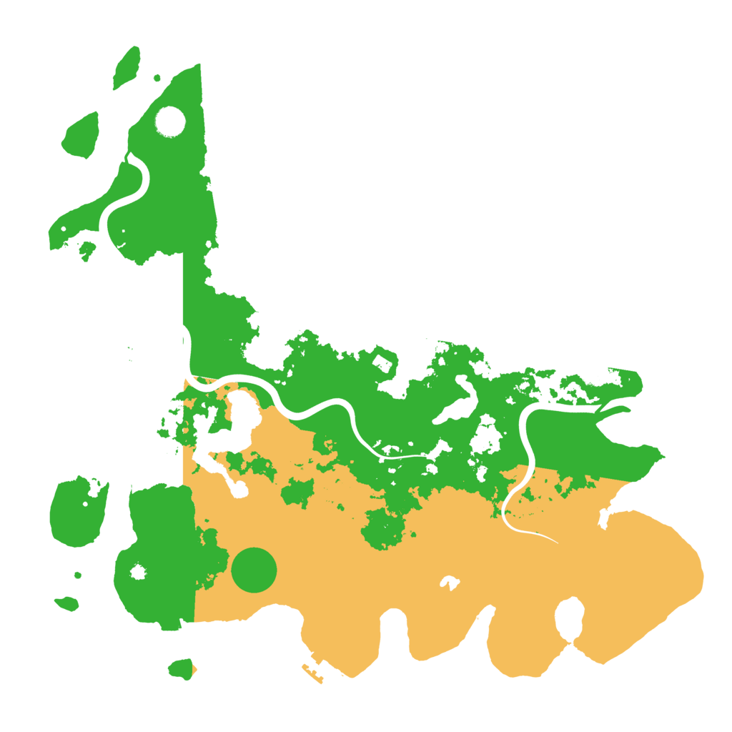 Biome Rust Map: Procedural Map, Size: 4250, Seed: 611