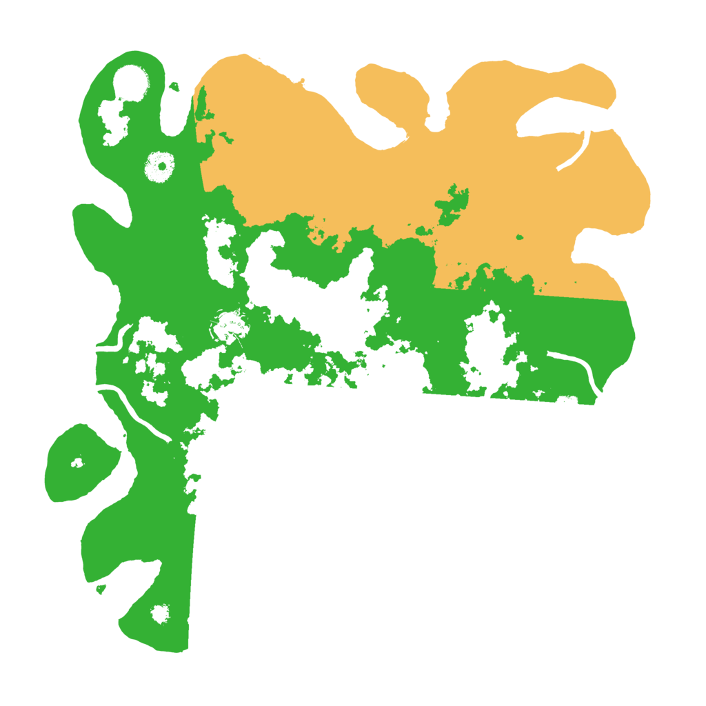 Biome Rust Map: Procedural Map, Size: 3500, Seed: 27456742