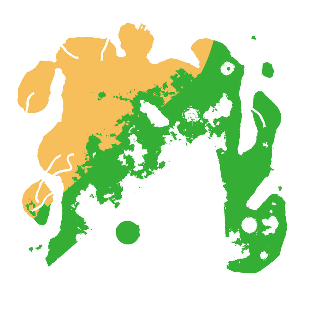Biome Rust Map: Procedural Map, Size: 3500, Seed: 17929524