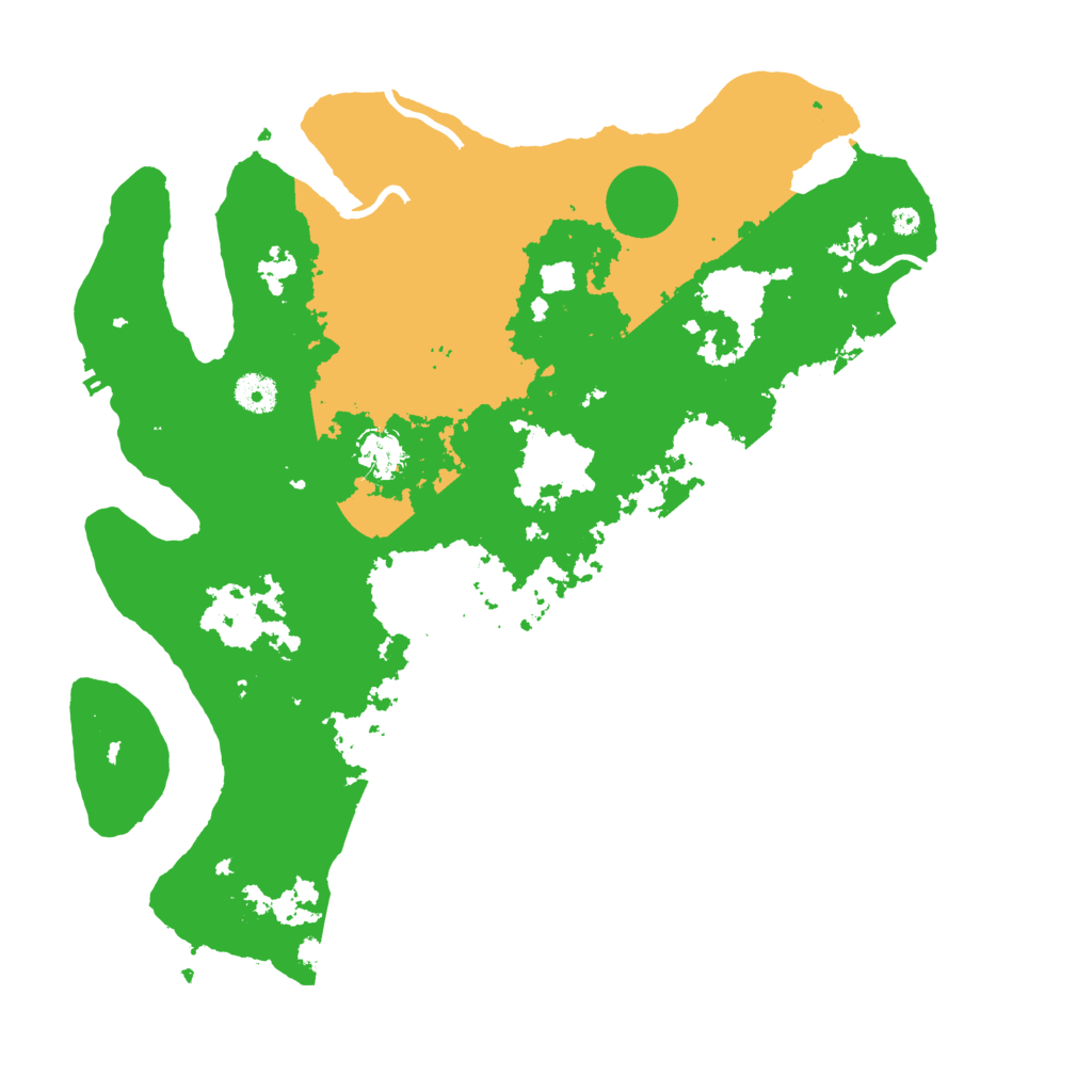Biome Rust Map: Procedural Map, Size: 4000, Seed: 666888