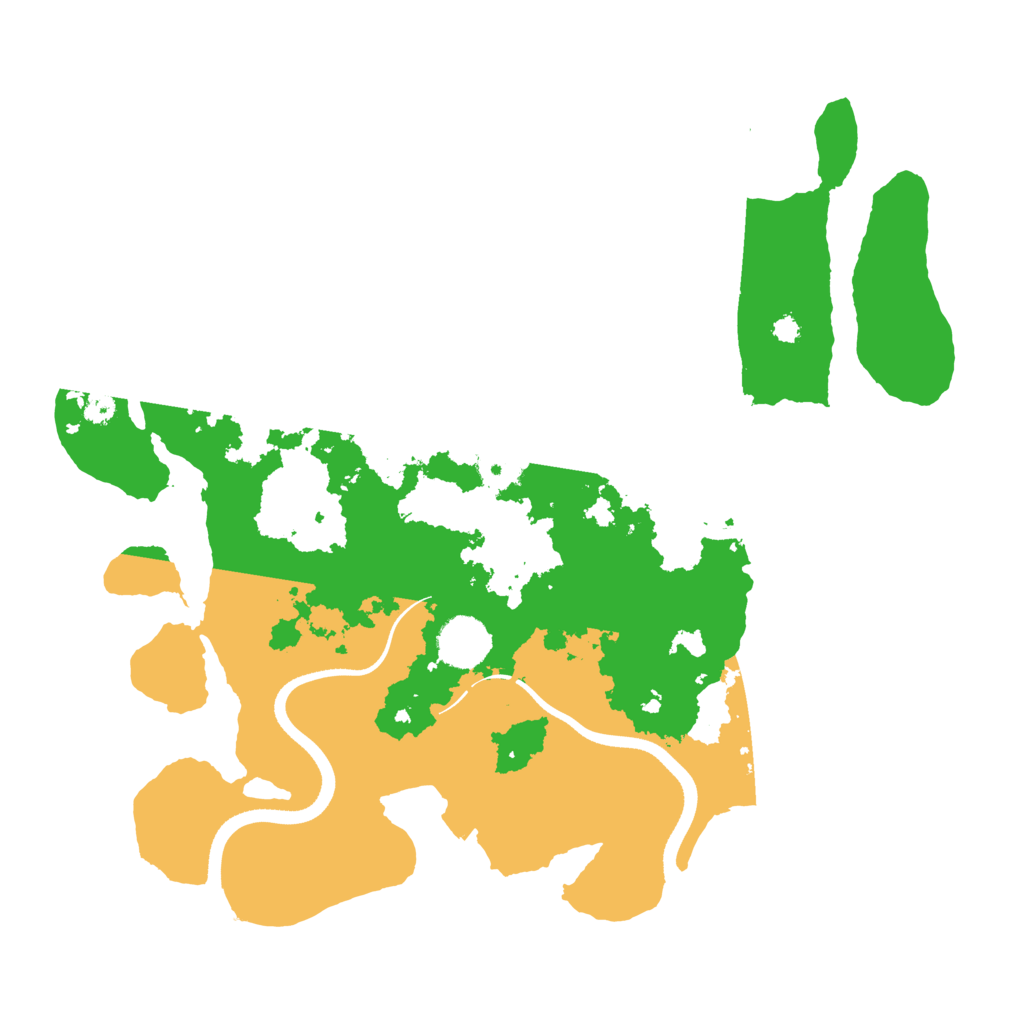 Biome Rust Map: Procedural Map, Size: 3500, Seed: 67358376