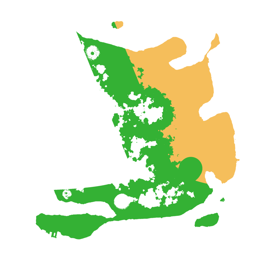 Biome Rust Map: Procedural Map, Size: 3000, Seed: 24127