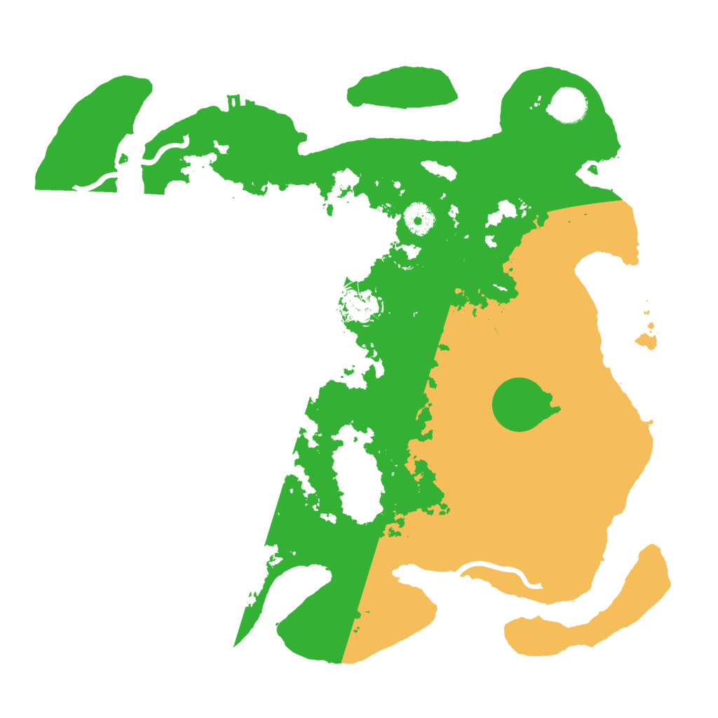 Biome Rust Map: Procedural Map, Size: 3500, Seed: 83967502