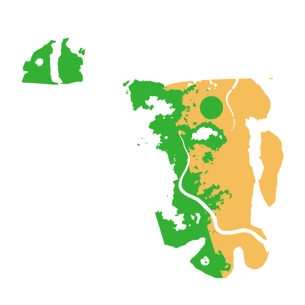 Biome Rust Map: Procedural Map, Size: 3500, Seed: 39981959