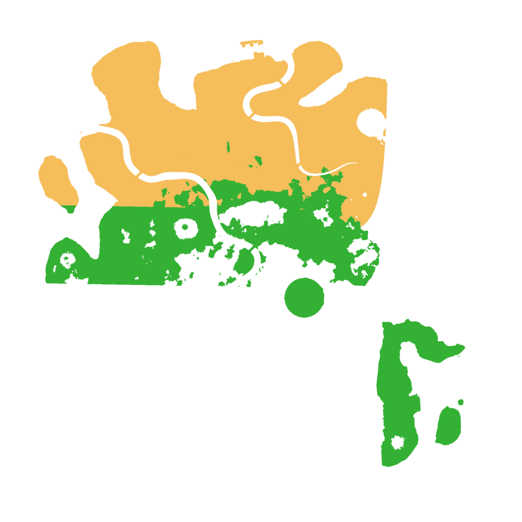 Biome Rust Map: Procedural Map, Size: 3500, Seed: 33945428