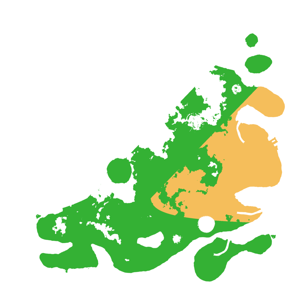 Biome Rust Map: Procedural Map, Size: 3300, Seed: 29691