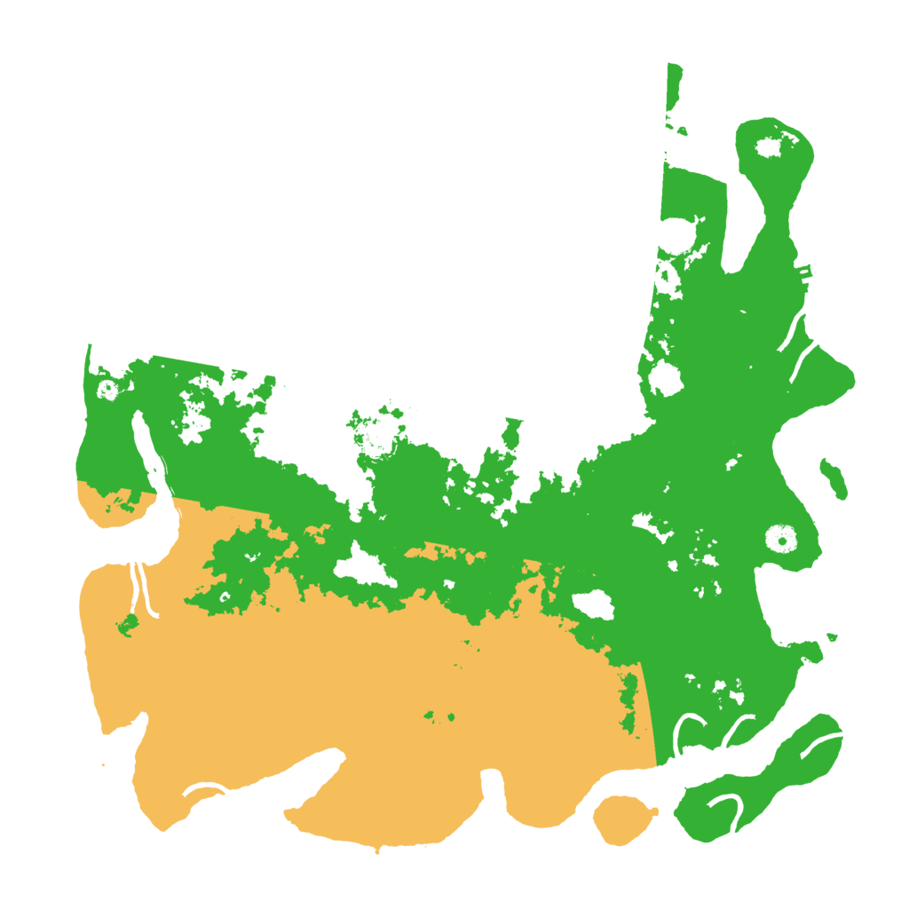 Biome Rust Map: Procedural Map, Size: 4500, Seed: 12461