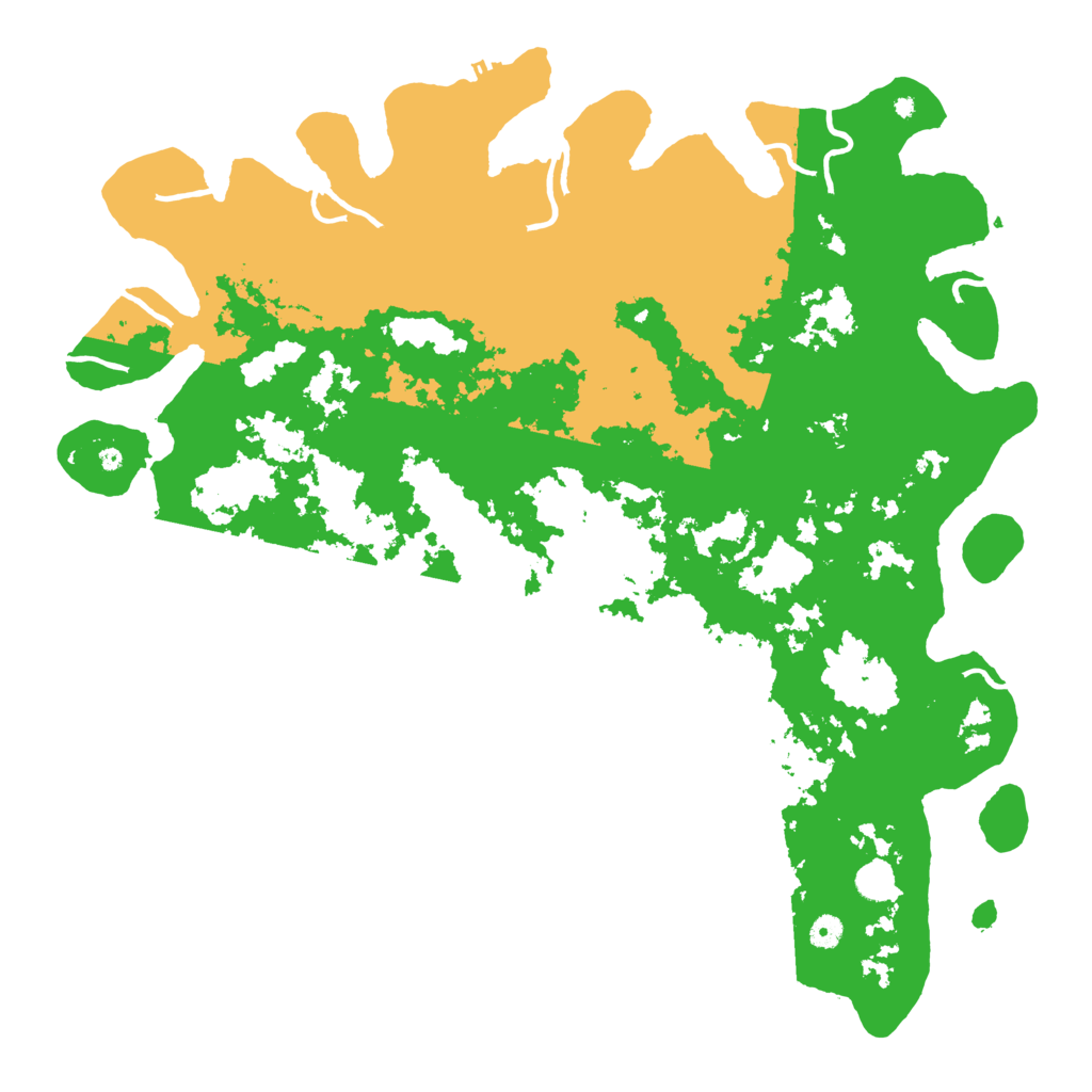 Biome Rust Map: Procedural Map, Size: 5000, Seed: 610020922