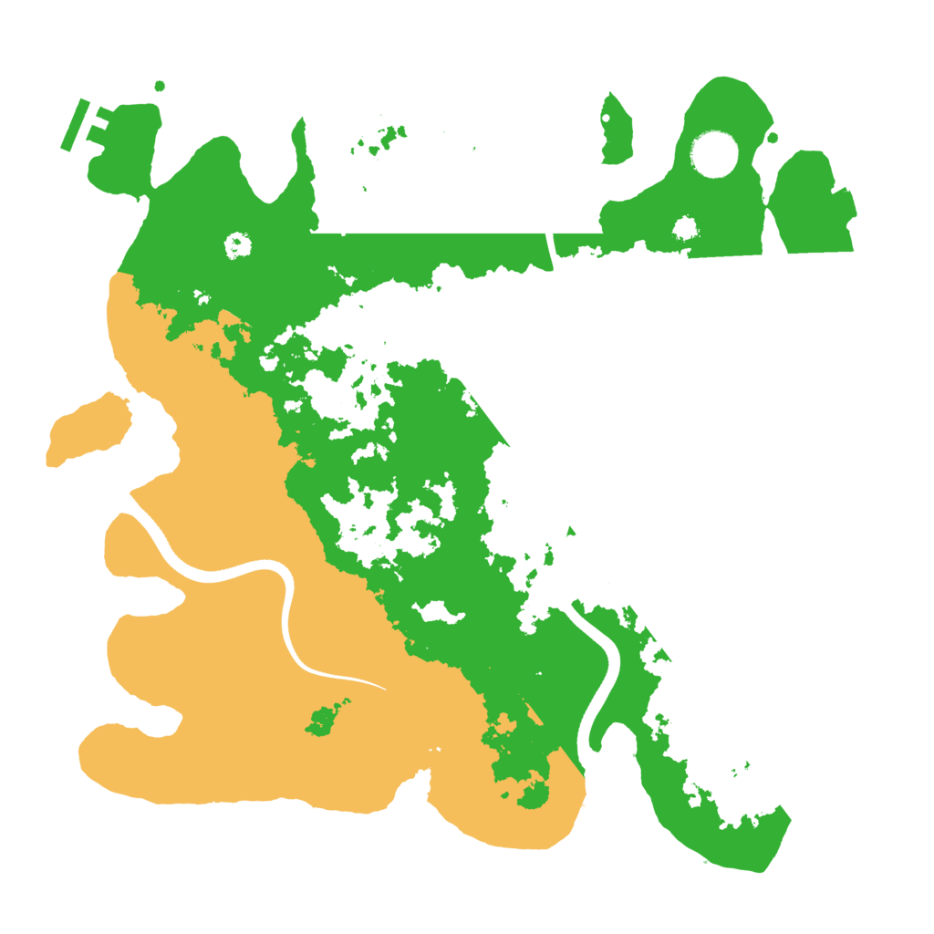 Biome Rust Map: Procedural Map, Size: 3500, Seed: 1322982140
