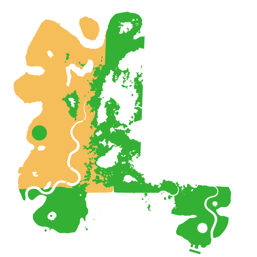Biome Rust Map: Procedural Map, Size: 4500, Seed: 9755790