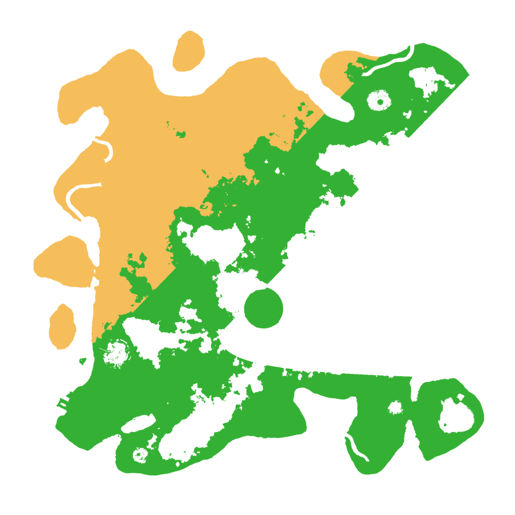 Biome Rust Map: Procedural Map, Size: 3500, Seed: 121649698