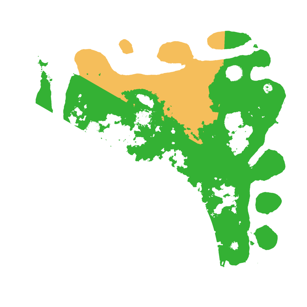 Biome Rust Map: Procedural Map, Size: 3500, Seed: 39750719