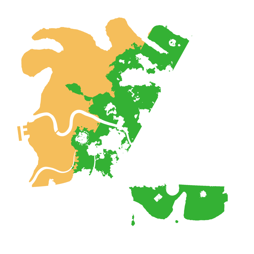 Biome Rust Map: Procedural Map, Size: 3500, Seed: 1065316882
