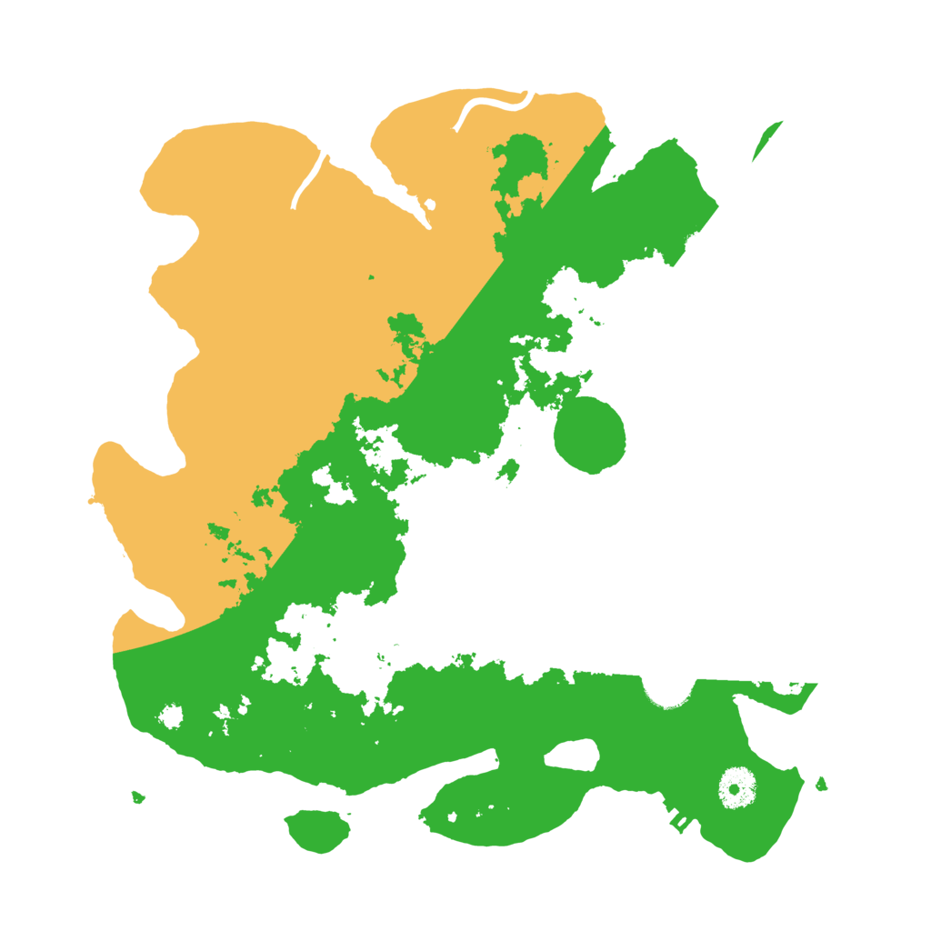 Biome Rust Map: Procedural Map, Size: 3500, Seed: 117828