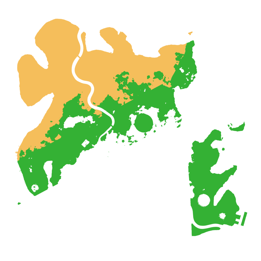 Biome Rust Map: Procedural Map, Size: 3750, Seed: 24847