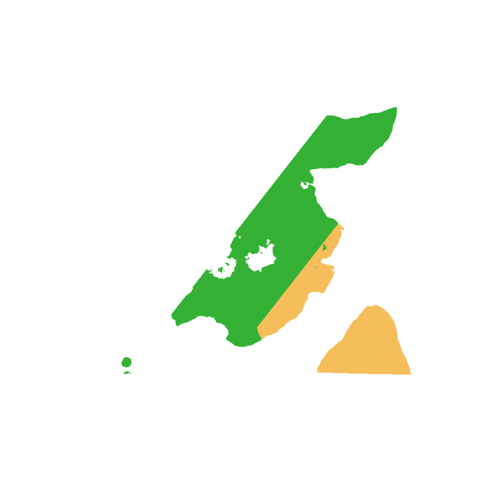 Biome Rust Map: Procedural Map, Size: 2000, Seed: 1110201747