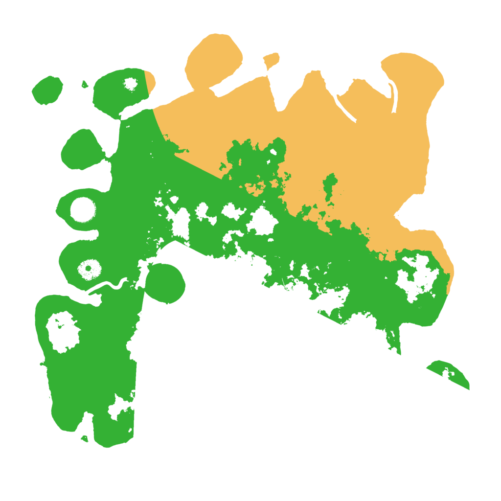 Biome Rust Map: Procedural Map, Size: 3500, Seed: 1773910860