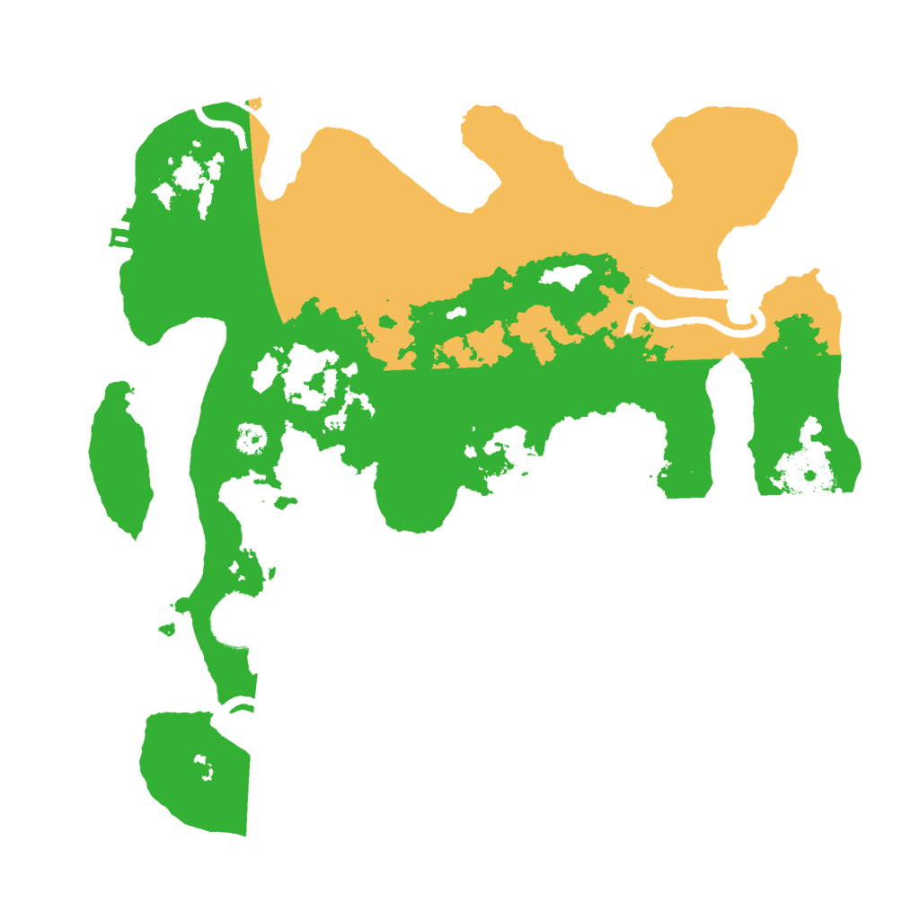 Biome Rust Map: Procedural Map, Size: 3000, Seed: 32569564